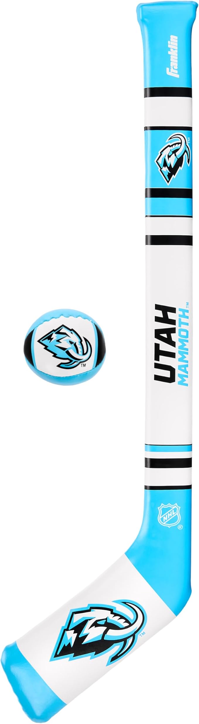 Franklin Sports NHL Team Mini Soft Hockey Stick Set - NHL Team Soft Foam Mini Hockey Stick and Ball - Great Toy for Kids