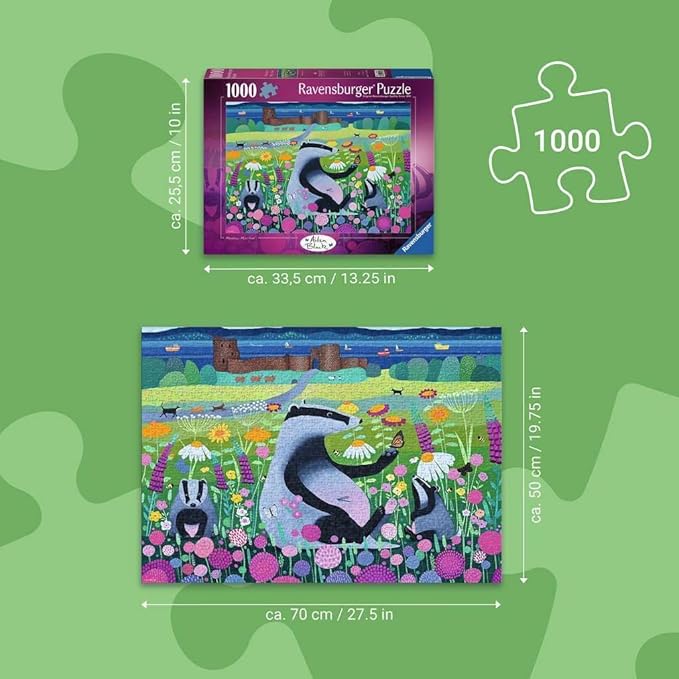 Ravensburger Meadow Mischief 1000 Piece Puzzle for Adults