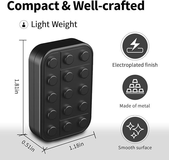 Fidget Toys Adults Metal Fidget Slider Magnetic Gifts for Men Women