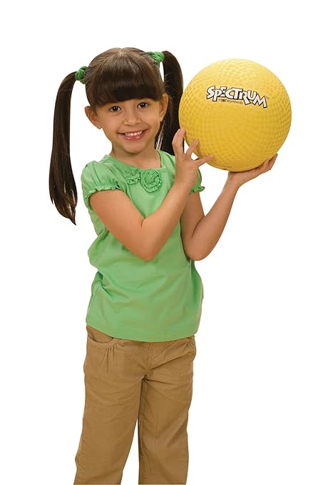 S&S Worldwide Spectrum™ Playground Balls, 8-1/2" - Set of 6 Bright Colors, Durable Rubber for Action-Packed Fun!