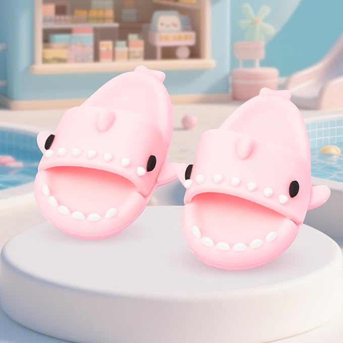 Clothing Shark Summer Sandals for Dolls - Open-Toe Slippers, Cute Accessories for Photography, Display & Collectors Age Limit 15 (Pink)