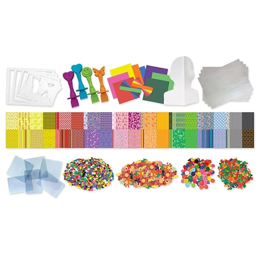 Roylco Big Box of Art Materials for Kids - 10-Product All-in-One Classroom Craft Kit with 300+ Pieces - Arts & Crafts Supplies for Teachers, Ages 4+, Made in USA