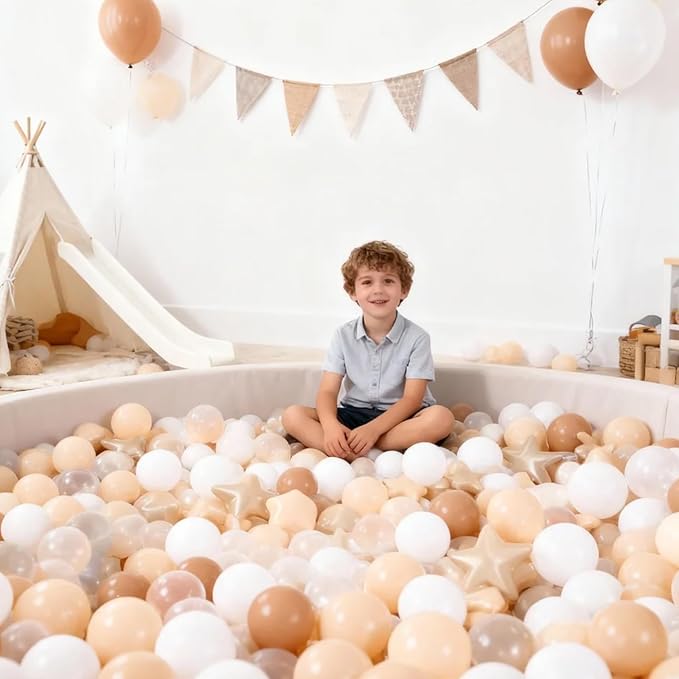GOGOSO Ball Pit Balls for Toddlers Kids Plastic Balls for Ball-Pit Playpen Pool Baby Play Pastel BPA-Free Non Toxic Play Pastel Crush Proof Bal 50 100 200 500 1000 Count