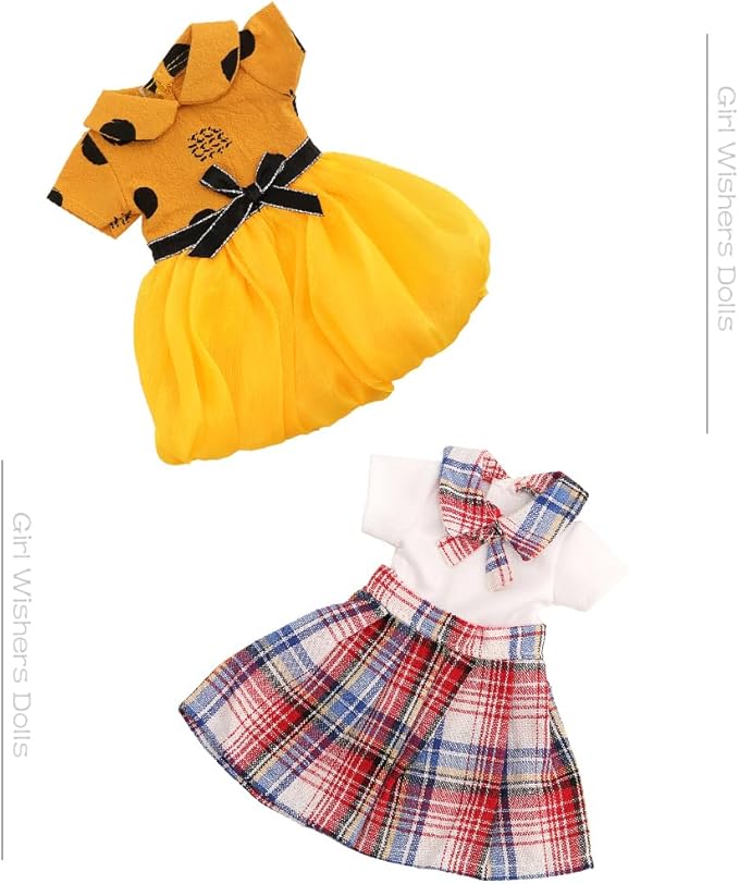 BM 10 Sets American 14.5 Inch Doll Clothes Outfits Dolls Handmade Casual Wear Clothes and Other 14 -14.5 Inch Dolll