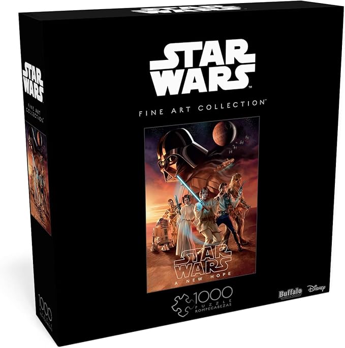 Buffalo Games – Star Wars™: The Force 1000 Piece Jigsaw Puzzle – Fine Art Collection Colorful Puzzle for Adults – Precision-Cut Pieces, Beautiful Artwork