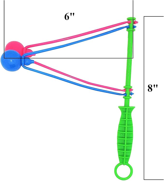 12 Large 8" Neon Clackers - Perfect Noisemakers for Parties, Sporting Events, Graduation Celebrations, Birthday Surprise Party or any other Noise Requiring Occasion!