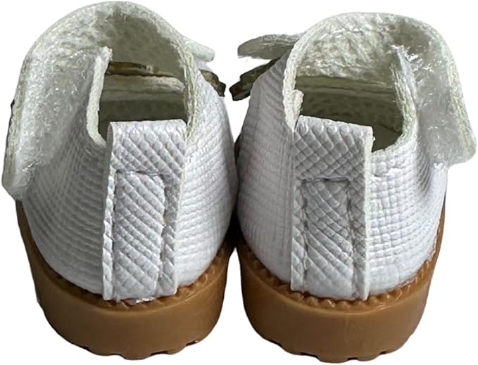 Premium Doll Shoes for Lububu, 15cm 17cm Dolls Accessories, Mini Leather Shoes Fashion Dress Up Doll Shoes Replacement (1, Mary Jane - White)
