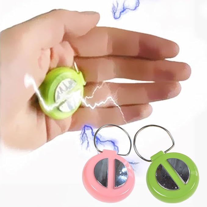 Handshake Electric Toy Mini Party Entertainment Toy Battery Powered Random Color with Ring Prank Props Gifts April Fools Day Handshake Trick Toy for Party Random Color