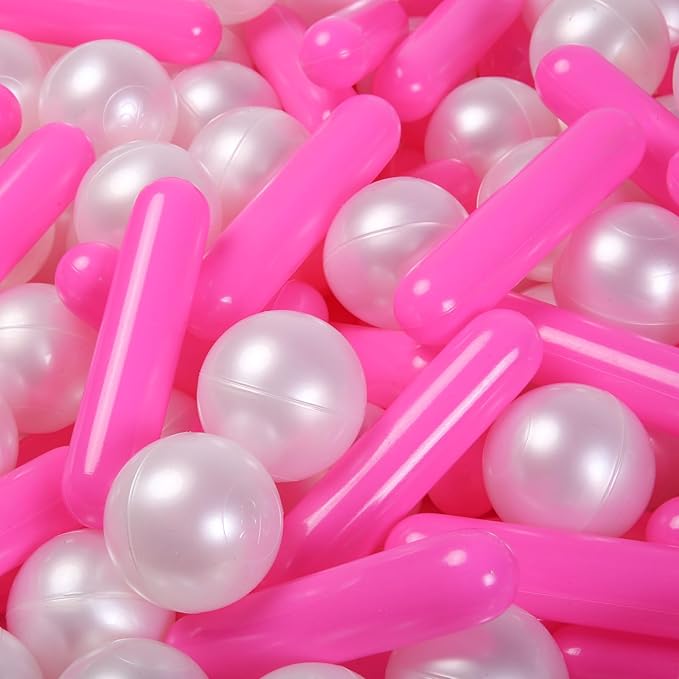STARBOLO Ball Pit Balls for Kids -Pack of 150 200 500 Colorful Ball Pit Balls Crush Proof Plastic Toy Balls for Toddlers Ball Pit, Ball Pit Play Tent, Baby Pool Water Toys