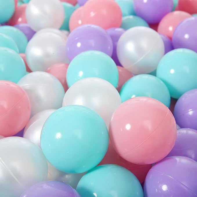 STARBOLO Ball Pit Balls for Toddlers Phthalate Free BPA Free Non-Toxic Crush Proof Play Balls for Toddlers Kids Pool Playhouse Pack of 100 200 500