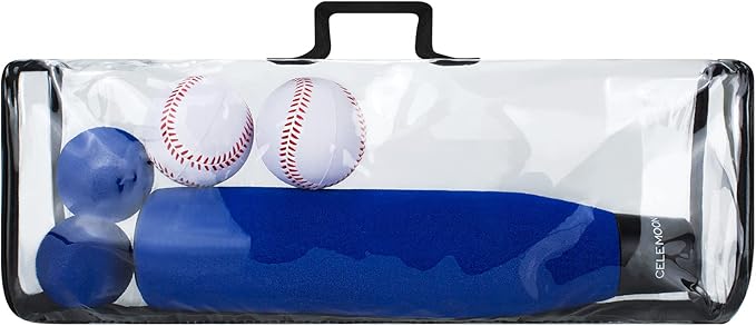 CeleMoon 22 Inch Kids Foam Soft Baseball Bat Toys with 6 Balls for Kids Toddlers Youths Outdoor Indoor Sport T Ball Game Playing, Blue