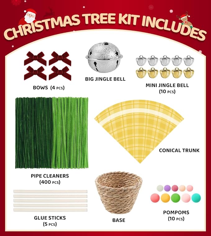 Praisebank Craft Pipe Cleaners for Crafts 400pcs.