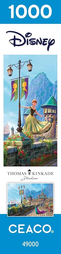 Ceaco Frozen Celebration in ARENDALLE 1000 PC Puzzle - Colorful Puzzle for Adults – Precision-Cut Pieces, Beautiful Artwork, and Hours of Relaxing Fun