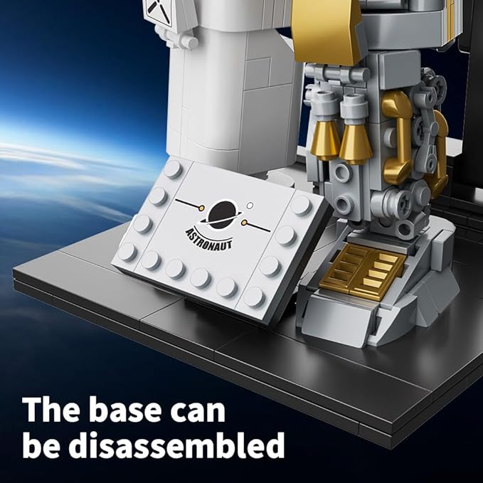 Space Astronaut Building Block Toy, Ideal Gift for 6-14 Year Old Children, 880 Pieces Mini Bricks for Adult, Space Astronaut Building Block Sets