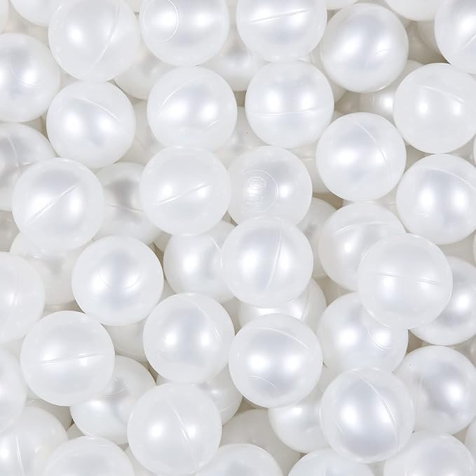 Realhaha Ball Pit Balls 50 100 200 500 Play Balls Plastic Balls for Baby Girls Toddlers Kids Play Tent Pool Playhouse Playpen Party Decoration