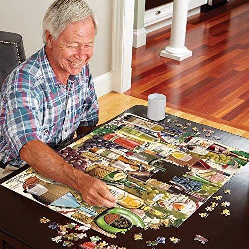 White Mountain 500 Piece Jigsaw Puzzle Fun Animal Collage Puzzles with Large Pieces Gift for Adults and Family 18"x24" - Tropical Birds