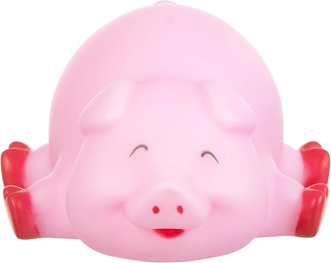 1pc Foam Ball Popper Toy - Squeeze & Launch Pig Toy w/ Foam Balls Included – Animal Ball Shooting Squishy Toy, Toddler Toys