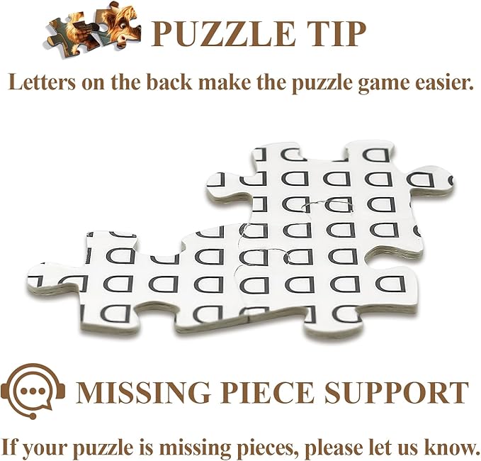 Funny Highland Cow Puzzle for Adults 1000 Pieces, Cute Reading Book Animal Jigsaw Puzzle, Bathroom Toilet Paper Puzzle