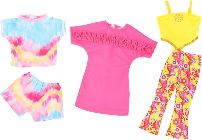 ZITA ELEMENT Fashion Doll Clothes Set - 3 Complete Outfits for 28-inch Dolls - Quality Casual Wear Clothes Set for 28 Inch Girl Doll Clothing (Dolls and Shoes are NOT Included)