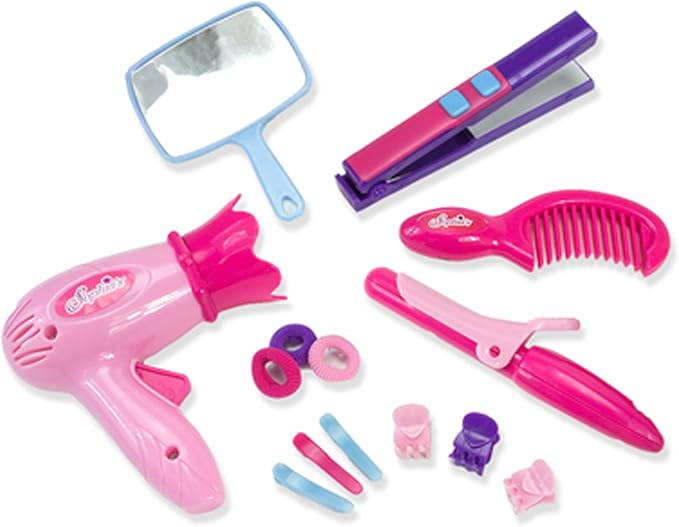 Sophia's 18 Inch Doll Hair Care Set, Pretend Play, 14 Piece Hair Styling Accessories for Dolls