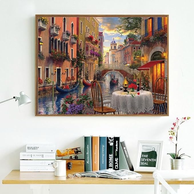 500 Piece Puzzles for Adults Romantic Venice 20.5 x 15 Inch 500 Piece Jigsaw Puzzles for Adults Italy Puzzles 500 Pieces for Adults Holiday Educational Challenge Puzzle