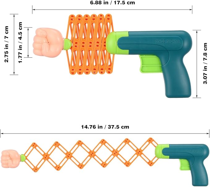 PRETYZOOM Telescopic Fists Toy Kids Prank Stretchable Stress Office Prank Prop Creative Funny Toy for Indoor Outdoor Play