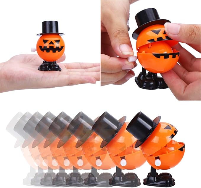 CCINEE 16pcs Wind-up Toys Assorted Clockwork Toys Supply for Halloween Party Favor Goody Bag Filler (Pack of 2)