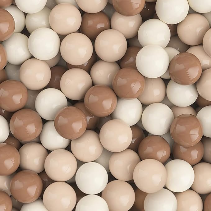Ball Pit Balls for Kids & Dogs Cats Pack of 100 200 500- BPA Free, Crush Proof Plastic Balls for Ball Pit, Tent, Playhouse, Children's Toy Balls for Party, Macaron Ocean Balls 2.15 Inch