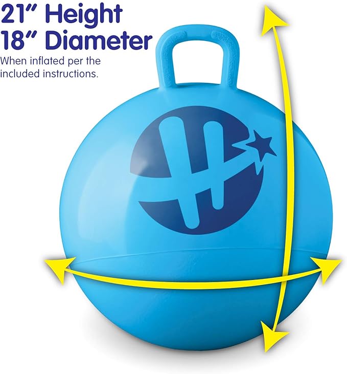 Hedstrom Hopper Ball, Hopping Ball, Jumping Ball, Monsters, 18 inch