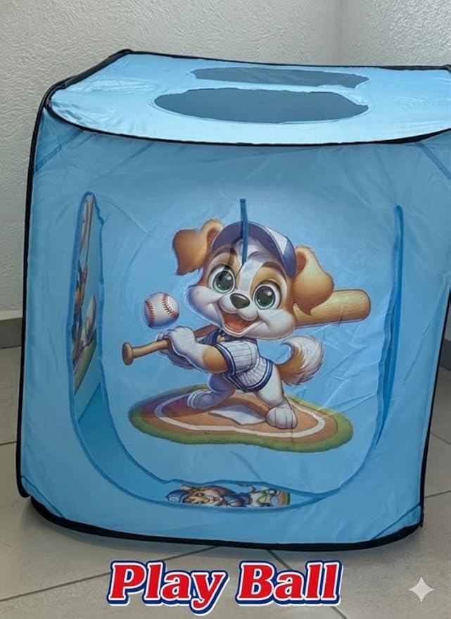 Pop Up Kids Play Tent – Foldable Playhouse for Boys, Girls, Toddlers & Babies with Carry Bag, 44 X 27'' Polyester, See-Through Breathable Mesh, Ideal for Birthday Gift, Kids Tent Indoor Outdoor