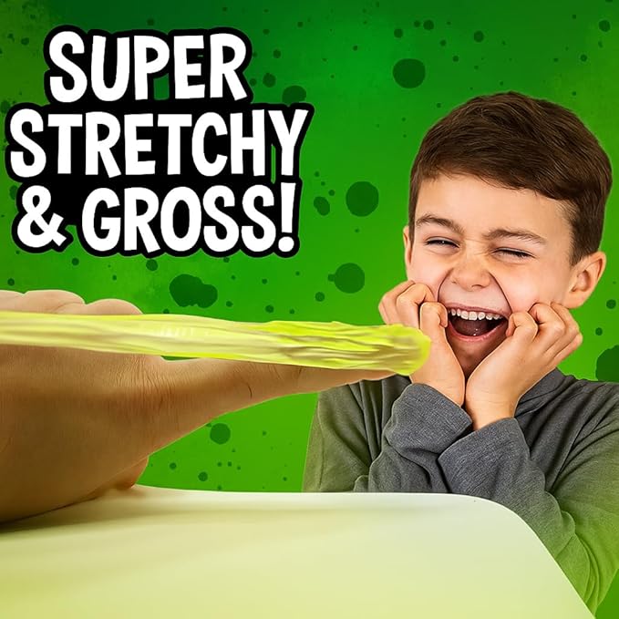 JA-RU Gross Snot Flinger Toy (2 Packs) Icky & Stretchy Launching Booger. Halloween Party Favor, Gross Toy, Sticky Flinger, Launcher, Prank, Party Favor, Classroom Prize 2493-2