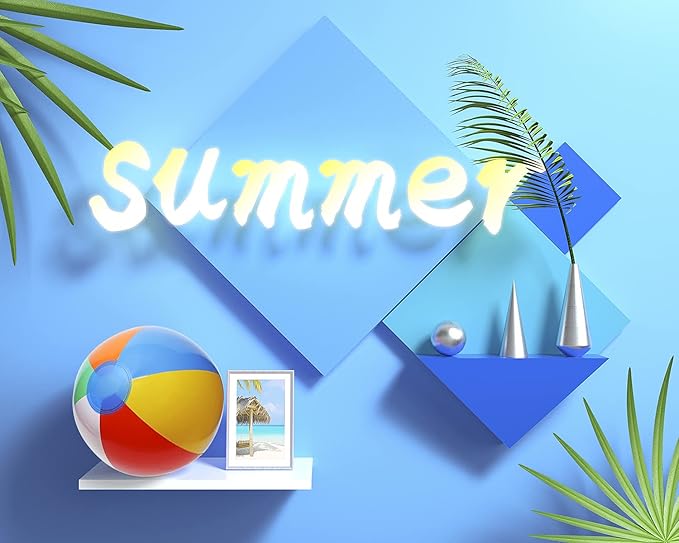 PENTA ANGEL Beach Balls 2PCS 12 Inch Inflatable/Blow Up Classic Rainbow Color Summer Swimming Pool Party Favors Water Toy Beachball for Women Men Adults Playing