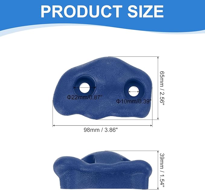PATIKIL Climbing Rock Wall Grips Play Set Climber Attachments with Double Hole