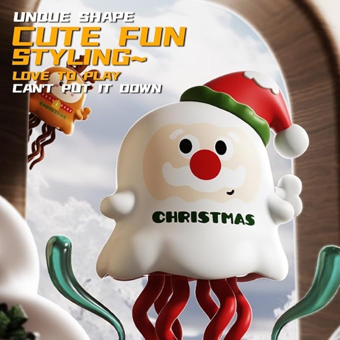 Wind-Up Toys 2 Pack Santa Claus, Dual Play Modes, Dancing & Sliding Car, Summer Fun, Birthday Party Favor, Parent-Child Interactive Gift, Educational & Brain-Boosting Toy for Kids (2 Pack Santa Claus)
