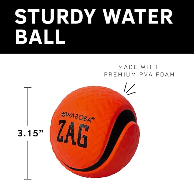 Waboba Mini Cracket Set - Mini Cracket Bat with Zag Ball for Water Baseball