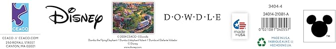 Ceaco - Disney - Dowdle - Dumbo The Flying Elephant - 1500 Piece Jigsaw Puzzle