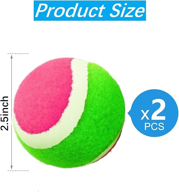 2 Pack Toss and Catch Ball Replacement Sticky Balls, 2.5 Inch Diameter, Suitable for Toss and Catch Game