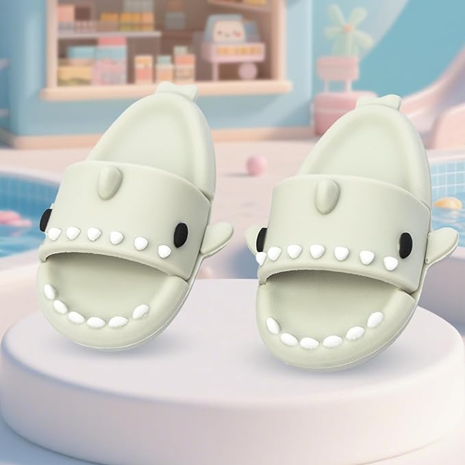 Clothing Shark Summer Sandals for Dolls - Open-Toe Slippers, Cute Accessories for Photography, Display & Collectors Age Limit 15 (White)