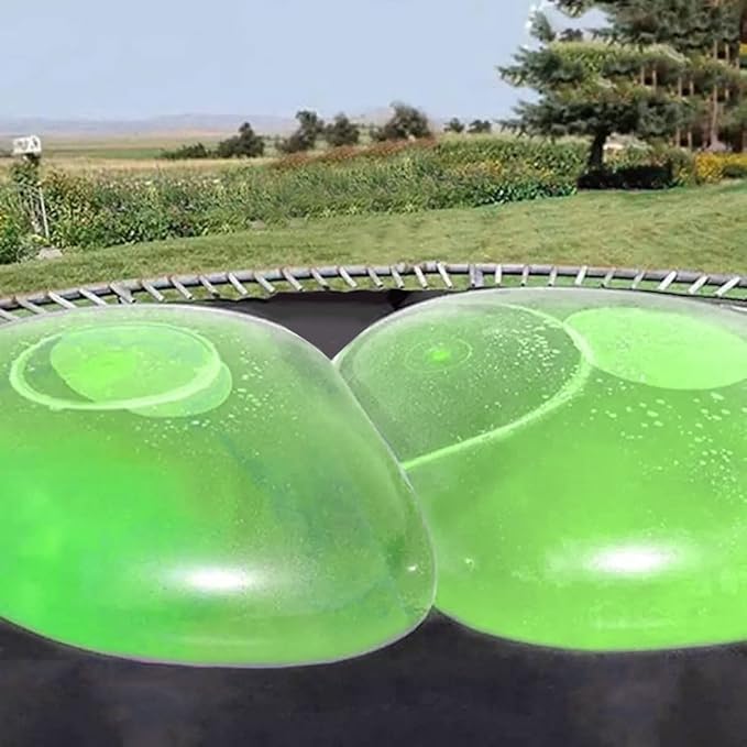 OULUN 47 Inch Giant Water Bubble Ball, Inflatable Water -Filled Ball for Outdoor Beach Pool Garden Party Large (Green)
