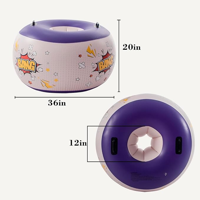 DIMAR GARDEN 2 Pcs Sumo Balls, Inflatable Bubble Bounce Ball for Outdoor Fun, Lawn Game Play