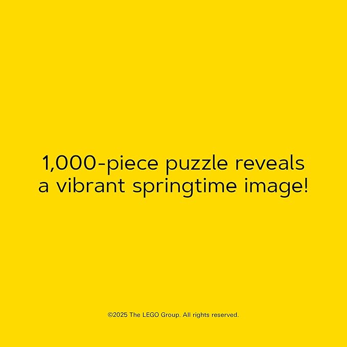 LEGO® Butterfly & Blooms 1000-Piece Jigsaw Puzzle