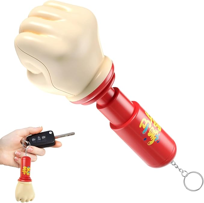Prank Toys - Hand Design Funny Gadget, 1 Piece Manual Trigger Device with Auditory Feedback, Comedic Prop with Sound Module, Novelty Hardware, Trick Accessory for Office, Party and Social Gathering