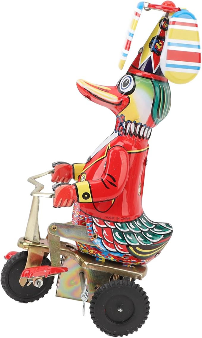Duck On Tin Toy Delicate Clockwork Retro Wind Up Toy Adult Collections