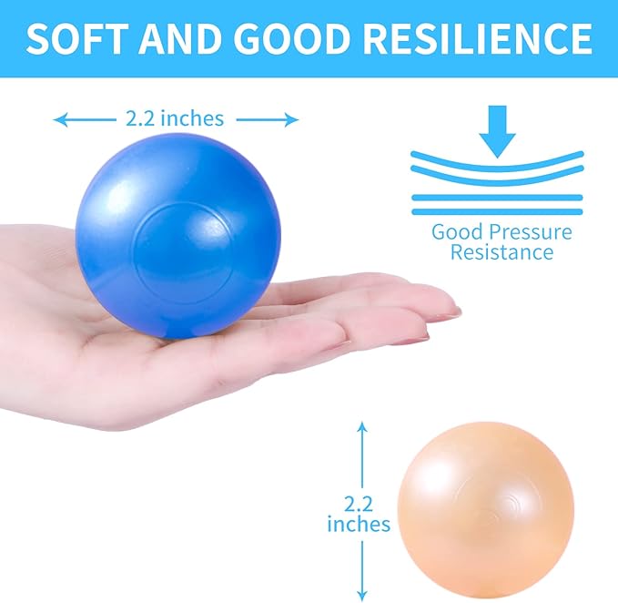 STARBOLO Ball Pit Balls for Toddlers Phthalate Free BPA Free Non-Toxic Crush Proof Play Balls for Toddlers Kids Pool Playhouse Pack of 100 200 500