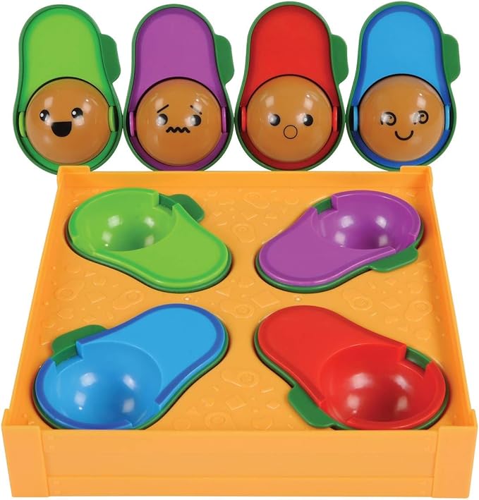 Learning Resources Learn-A-Lot Avocados - 9 Pieces, Ages 18+ Months, Toddler SEL Toys, Fine Motor Skills, Montessori Activities, Gifts for Boys and Girls