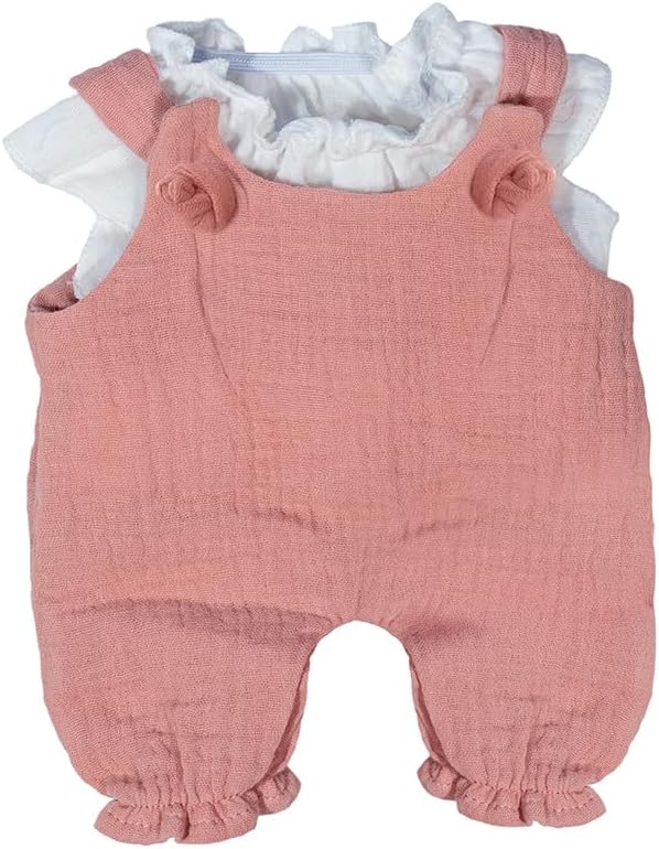 Miniland - Clothes for 12 5/8 inches Doll, Clothing Accessory for Dolls, Summer Overalls and Blouse