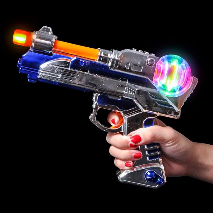 Rhode Island Novelty 8.75 Inch Spinning Space Blaster One Per Order