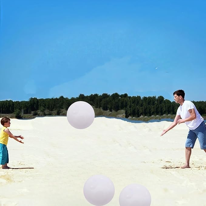 6 Pack Beach Balls, Large Inflatable Beach Balls Bulk, for Parties, Beach, Pools & Play