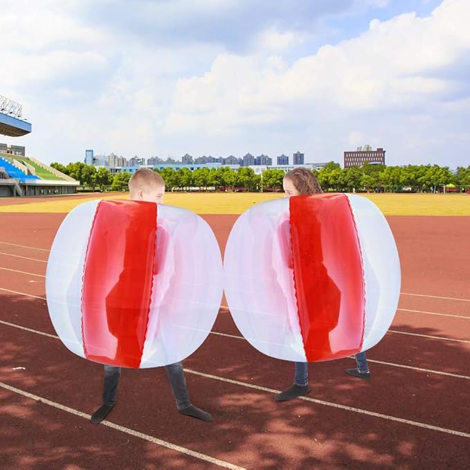 XBEN Inflatable Bumper Balls (2-Pack) – 47" Giant Human Hamster Ball for Kids & Adults – Durable PVC, Safe Outdoor Play – Team Games, Pool Parties, Backyard Fun – Great Gift Idea