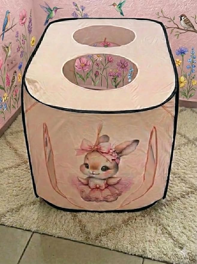 Pop Up Kids Play Tent – Foldable Playhouse for Boys, Girls, Toddlers & Babies with Carry Bag, 44 X 27'' Polyester, See-Through Breathable Mesh, Ideal for Birthday Gift, Kids Tent Indoor Outdoor